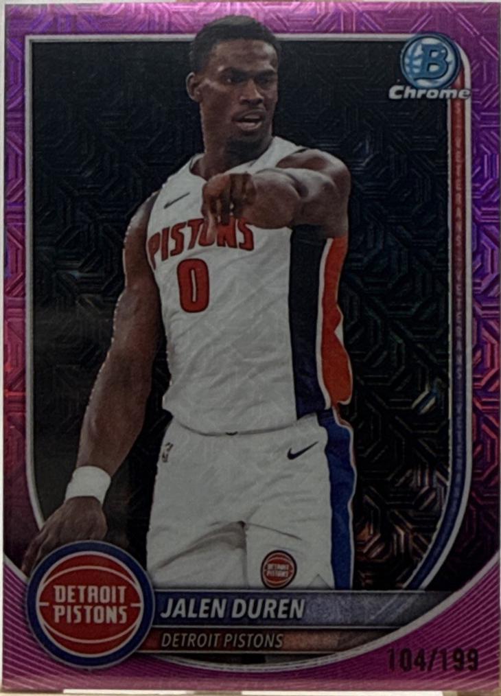 Jalen Duren [Purple Mojo] #BCV-75