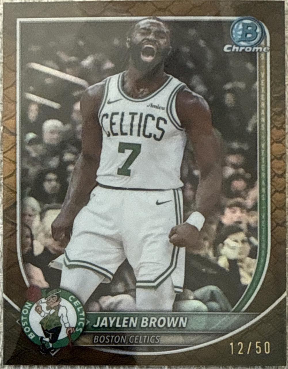 Jaylen Brown [Reptilian Gold Refractor] #BCV-57