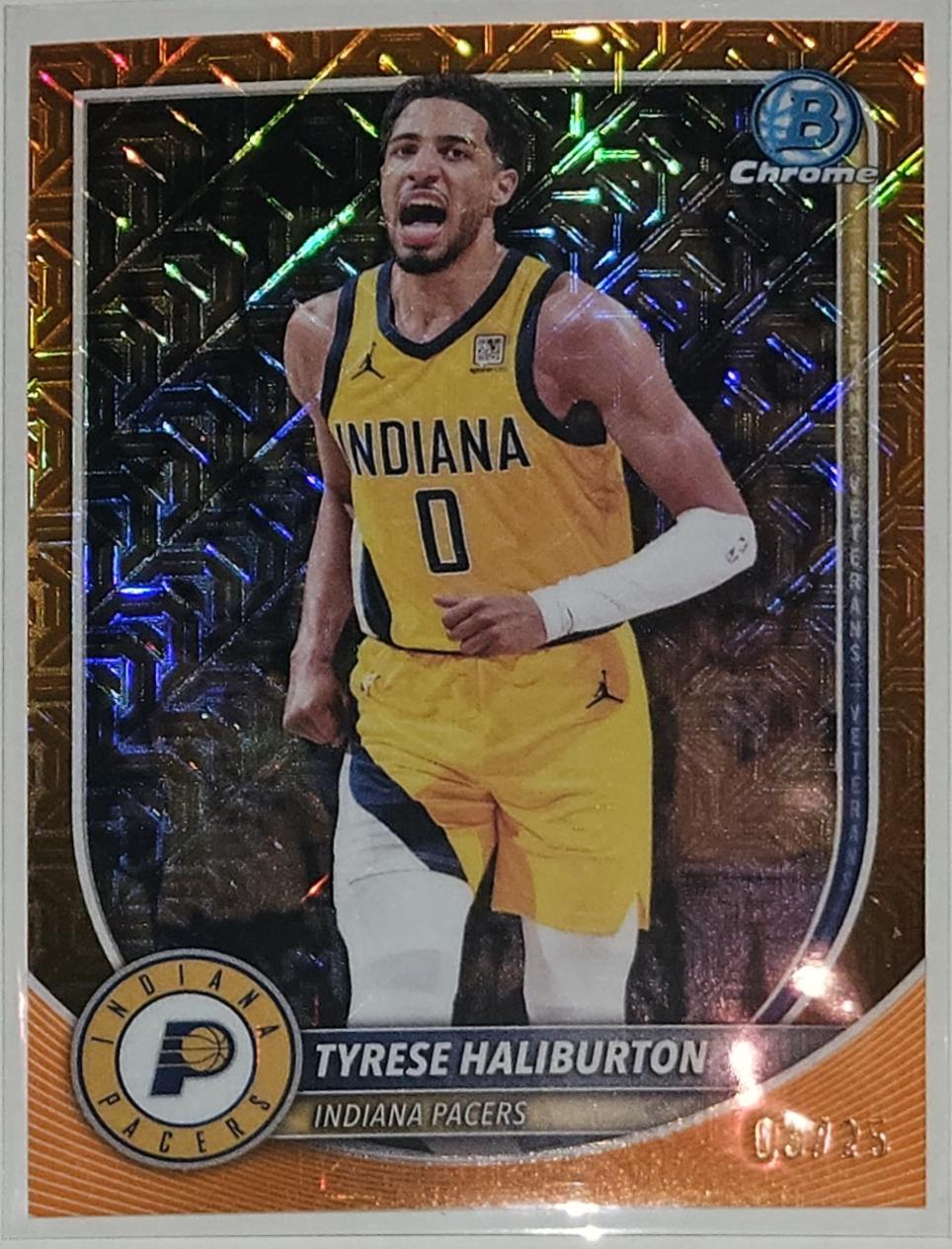 Tyrese Haliburton [Orange Mojo] #BCV-77