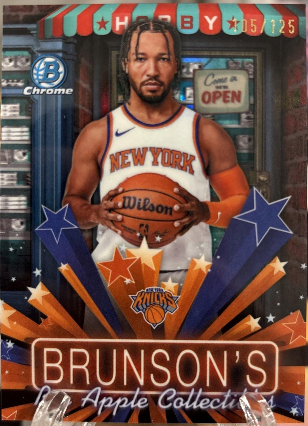Jalen Brunson [Aqua Refractor] #HS-11