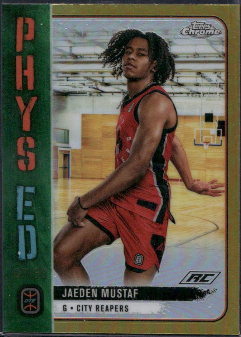 Jaeden Mustaf [Gold Refractor] #PE-11