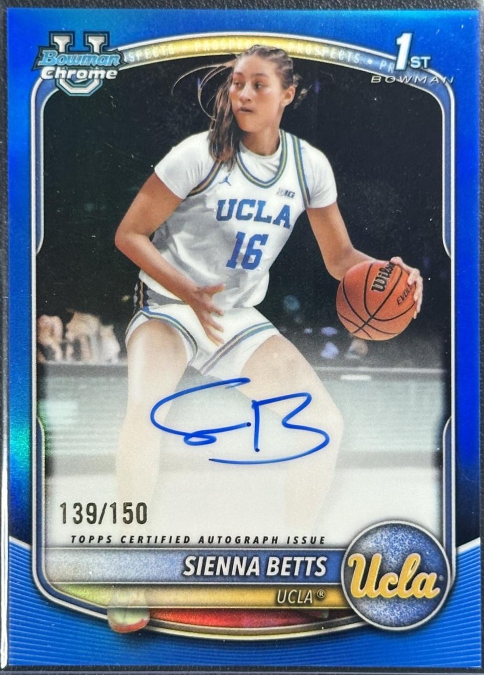 Sienna Betts [Blue Refractor] #CPA-SB