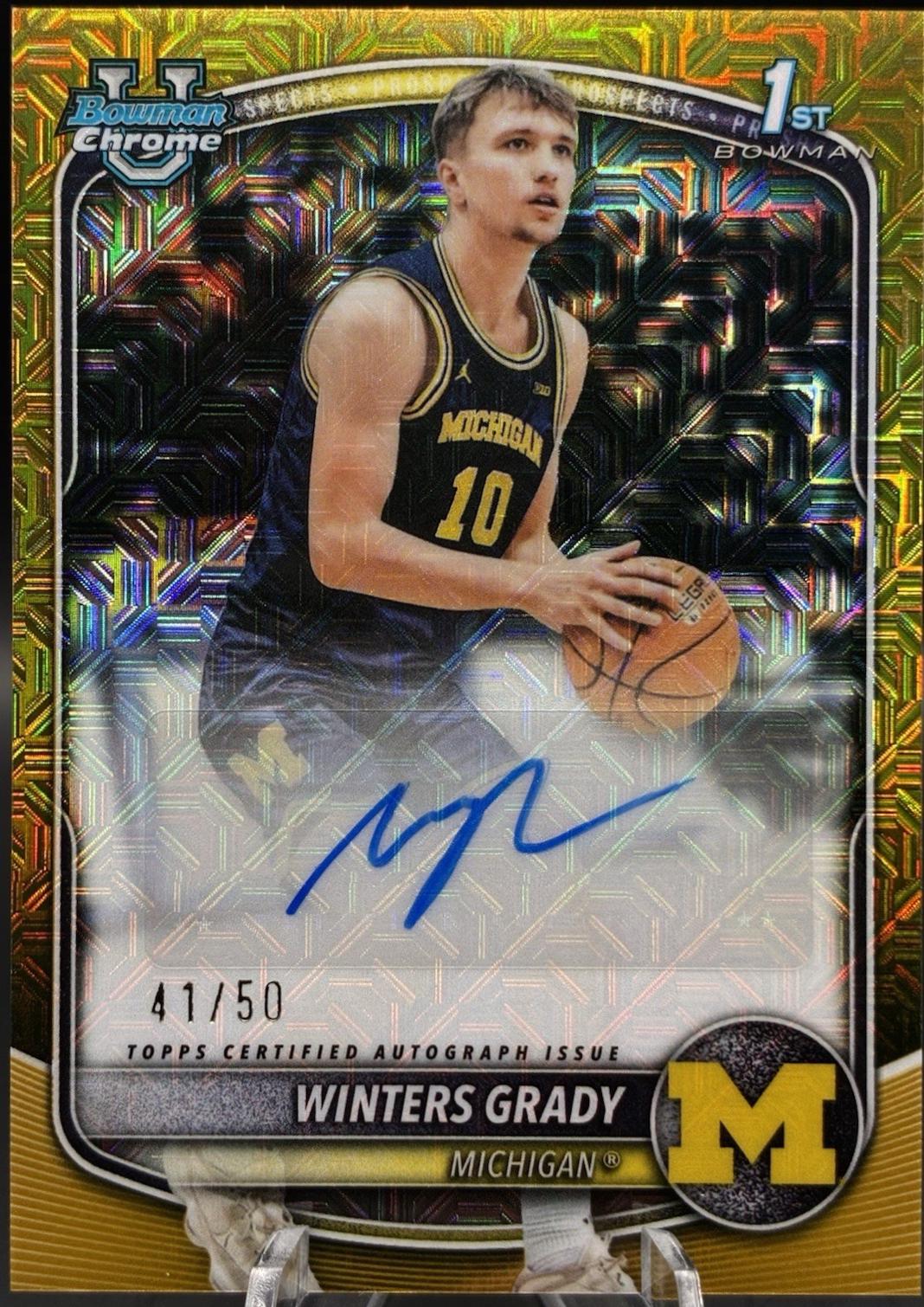 Winters Grady [Gold Refractor] #CPA-WG