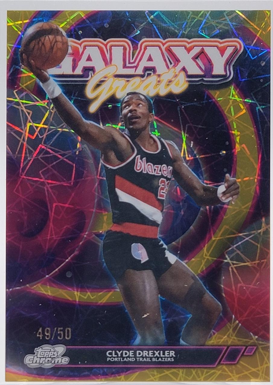 Clyde Drexler [Gold Interstellar Refractor] #GG-13