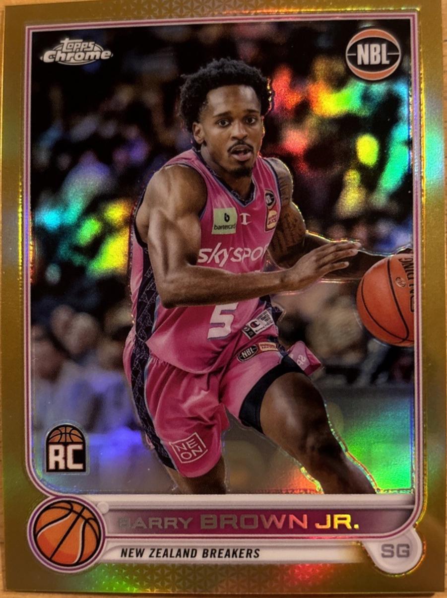 Barry Brown Jr. [Gold Refractor] #55
