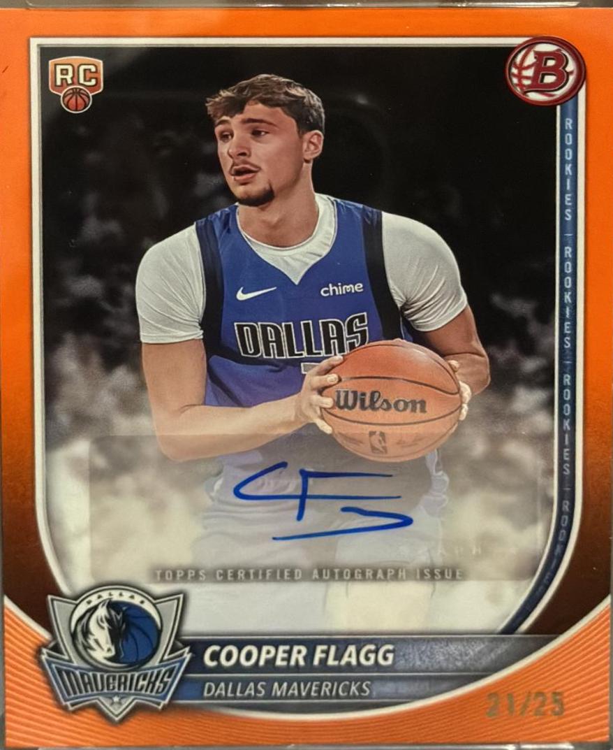 Cooper Flagg [Orange Border] #RVA-CF