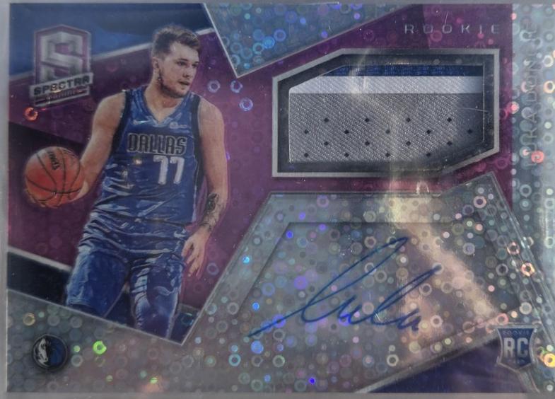 Luka Doncic [Jersey Autograph Neon Pink] #108