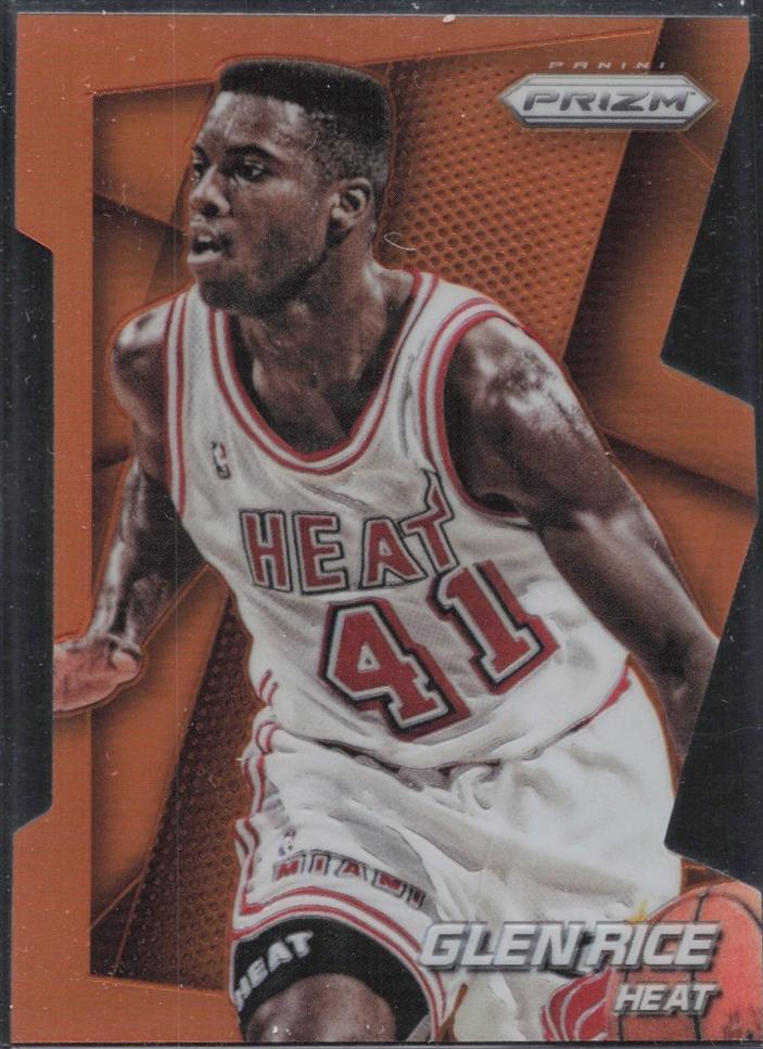 Glen Rice [Orange Die Cut Prizm] #239