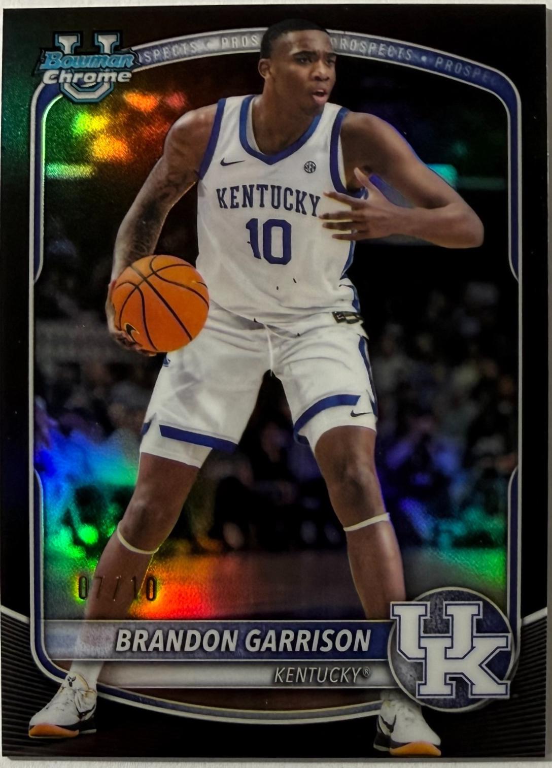 Brandon Garrison [Black Refractor] #BCP-97