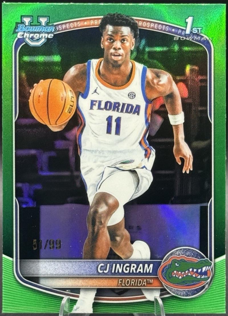 CJ Ingram [Green Refractor] #BCP-77