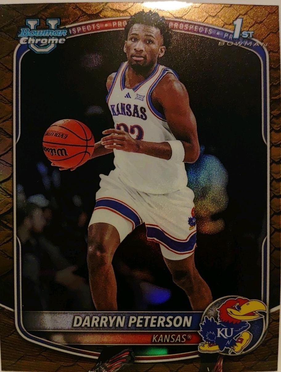 Darryn Peterson [Reptilian Gold Refractor] #BCP-2