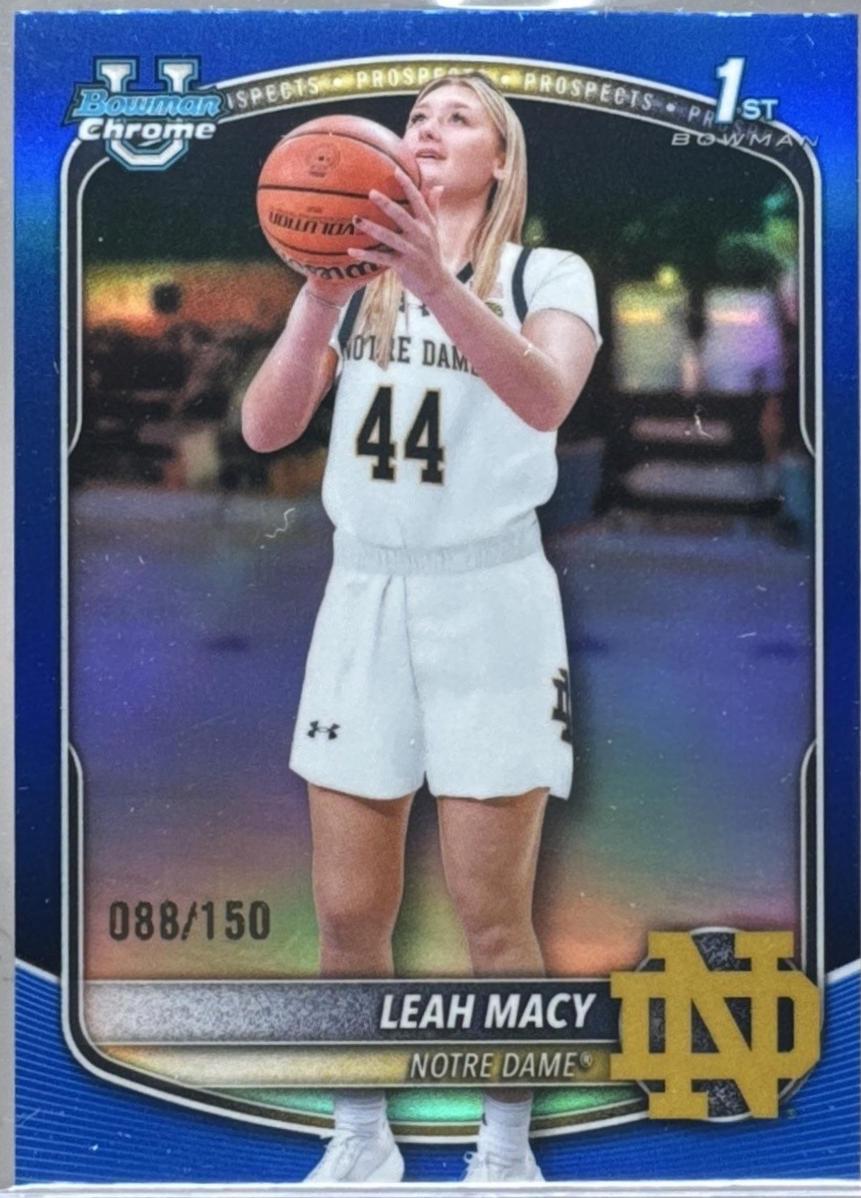 Leah Macy [Blue Refractor] #BCP-61