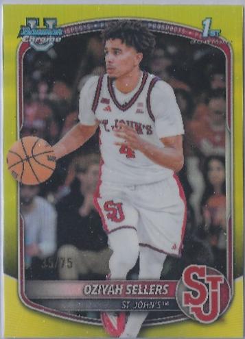 Oziyah Sellers [Yellow Refractor] #BCP-87