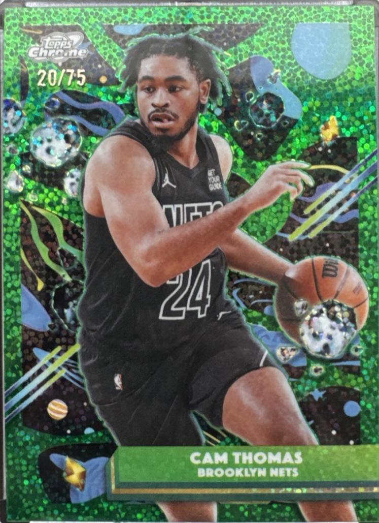 Cam Thomas [Green Space Dust Refractor] #150