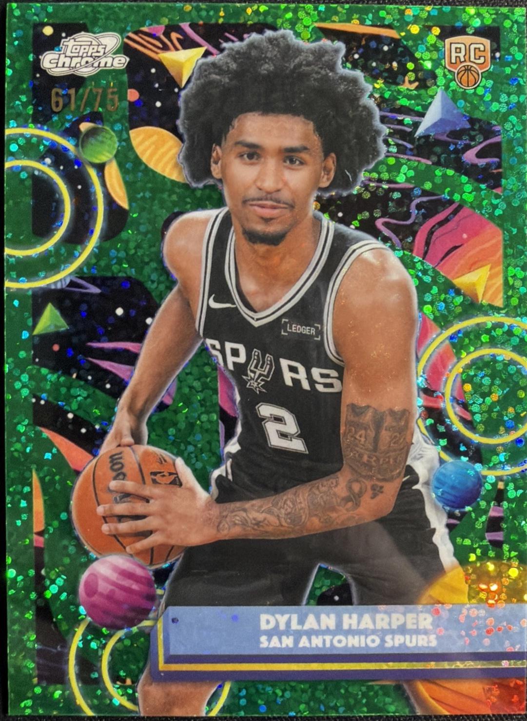 Dylan Harper [Green Space Dust Refractor] #186