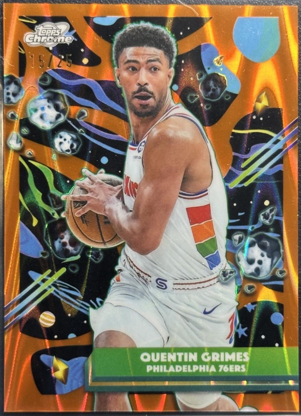 Quentin Grimes [Orange Galactic Refractor] #3