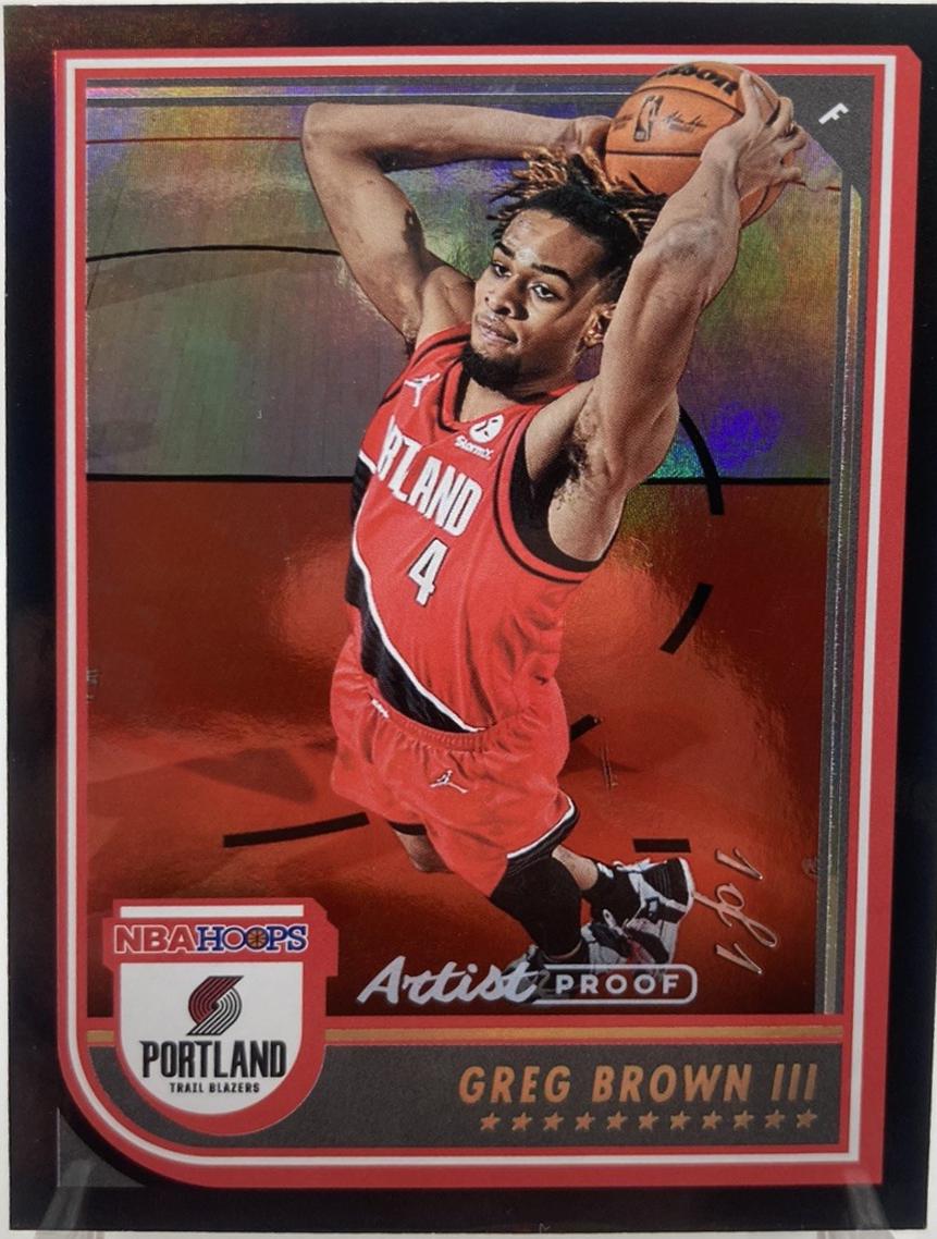 Greg Brown III [Artist Proof Black] #214