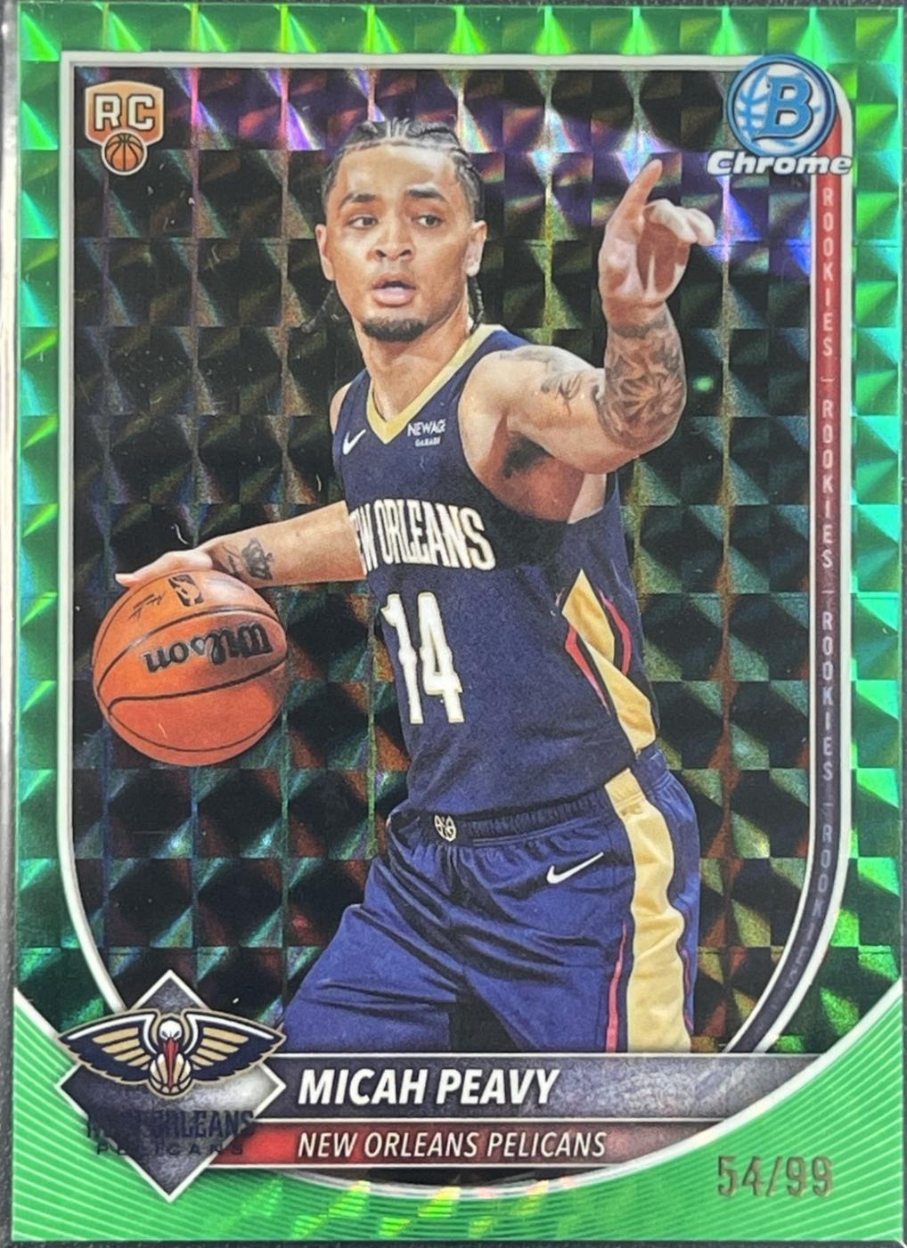 Micah Peavy [Green Geometric] #BCV-41