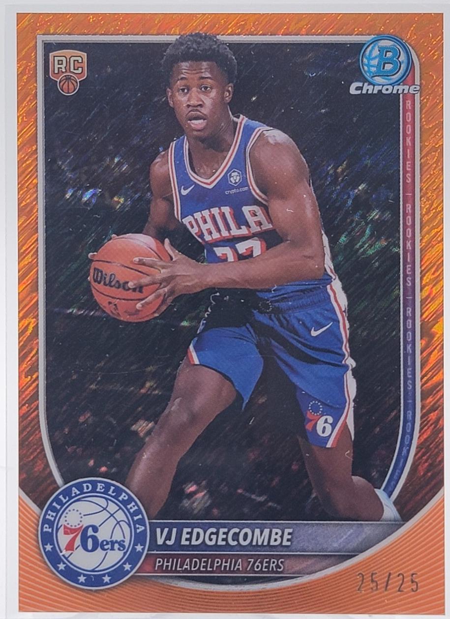 VJ Edgecombe [Orange Shimmer Refractor] #BCV-3