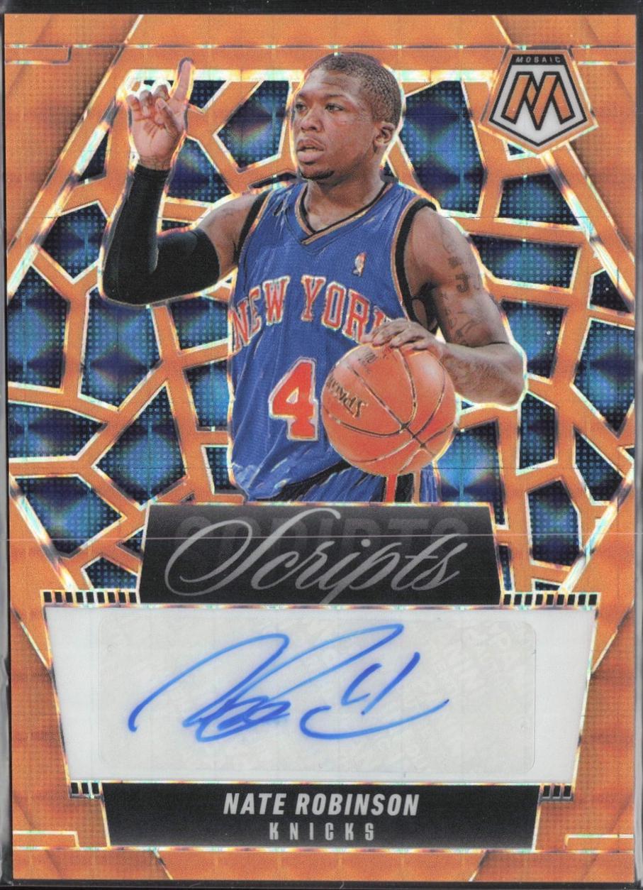 Nate Robinson [Orange Fluorescent] #MS-NAT