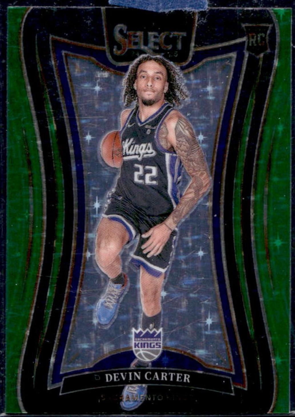 Devin Carter [Green Stars Prizm] #381
