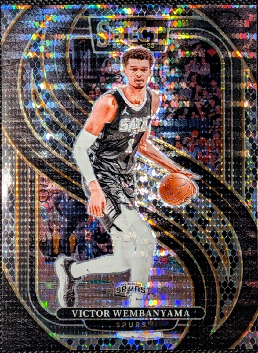 Victor Wembanyama [Black Snake Skin Pulsar Prizm] #102