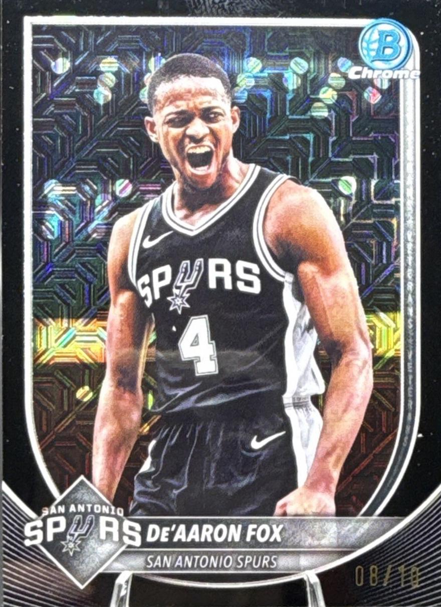De'Aaron Fox [Black Refractor] #233