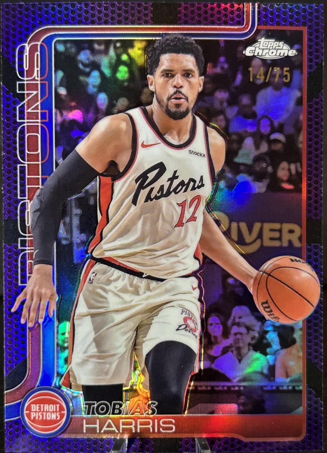 Tobias Harris [Purple Basketball Refractor] #6