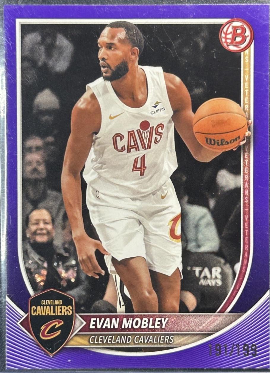 Evan Mobley [Purple Pattern Border] #93