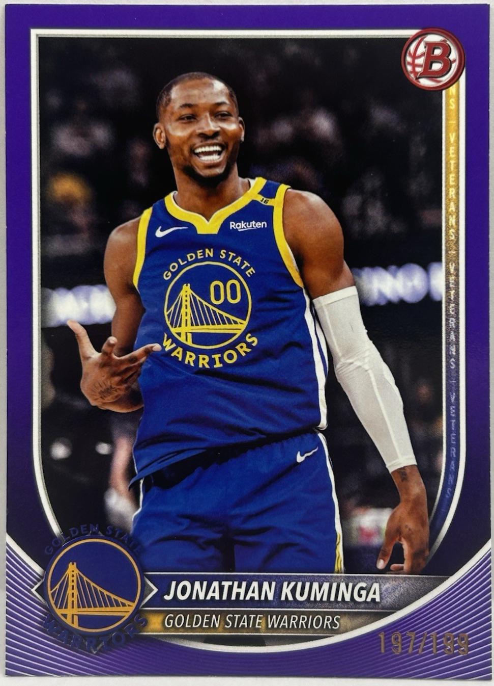 Jonathan Kuminga [Purple Pattern Border] #191
