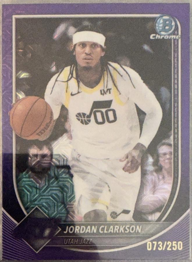 Jordan Clarkson [Purple Pattern Border] #190