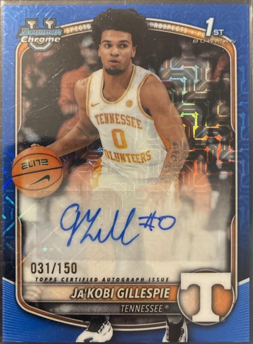 Ja'Kobi Gillespie [Blue Refractor] #CPA-JI