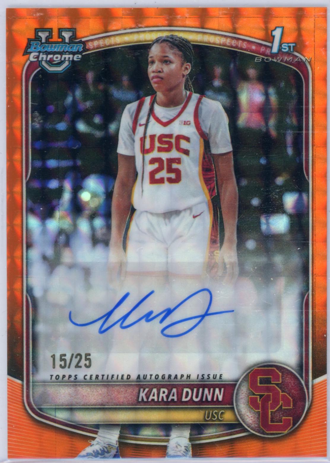 Kara Dunn [Orange Refractor] #CPA-KD