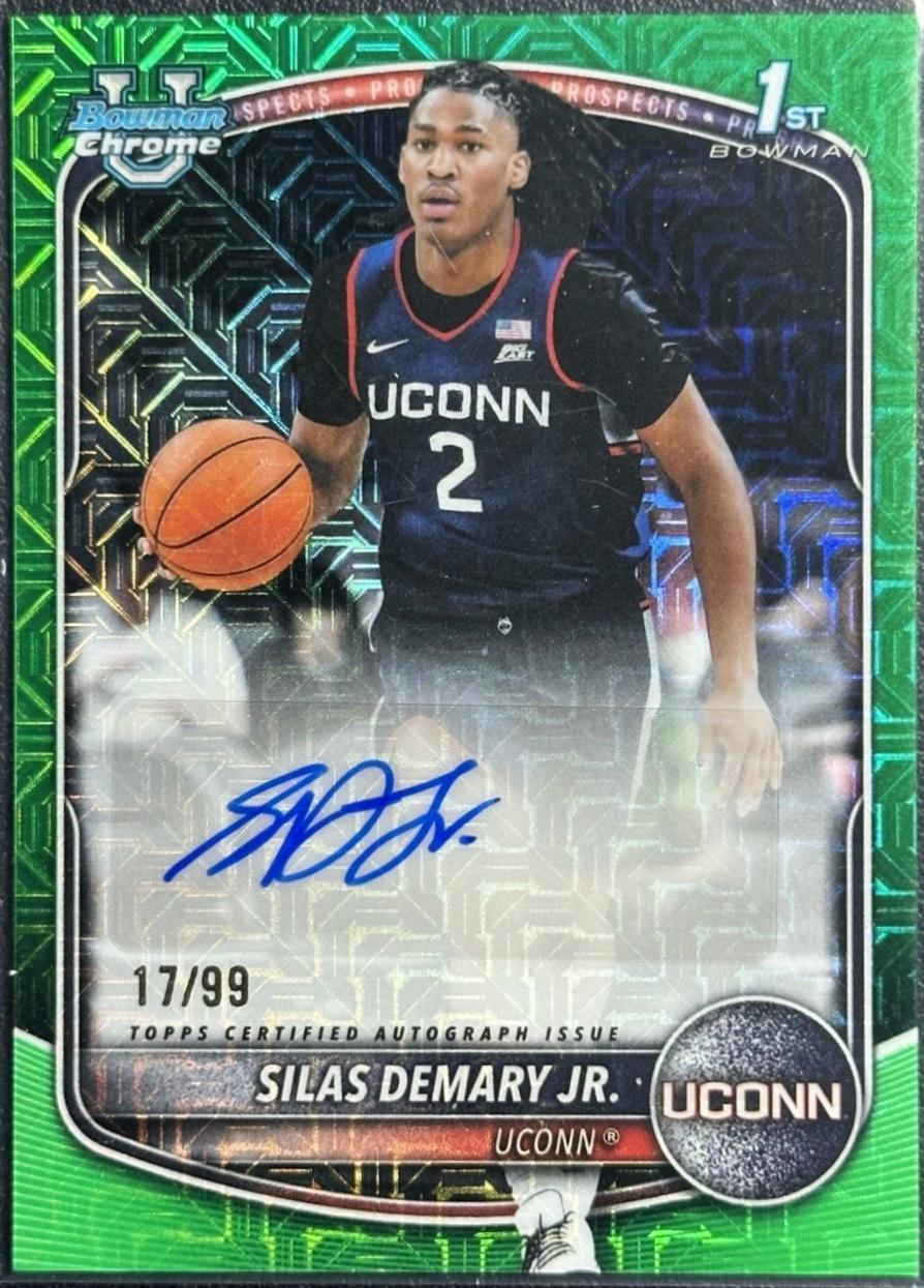 Silas Demary Jr. [Reptilian Green Refractor] #CPA-SD