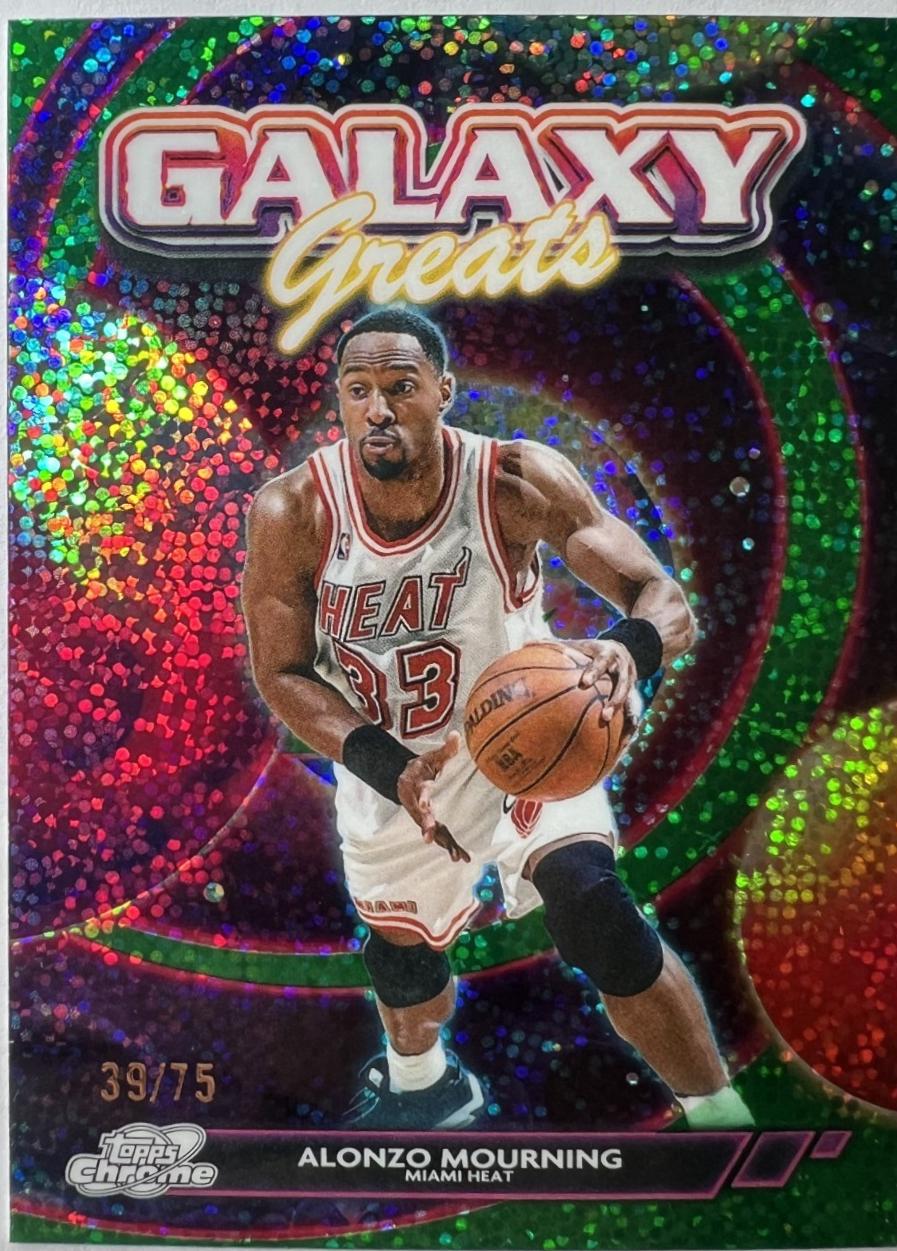 Alonzo Mourning [Green Space Dust Refractor] #GG-14