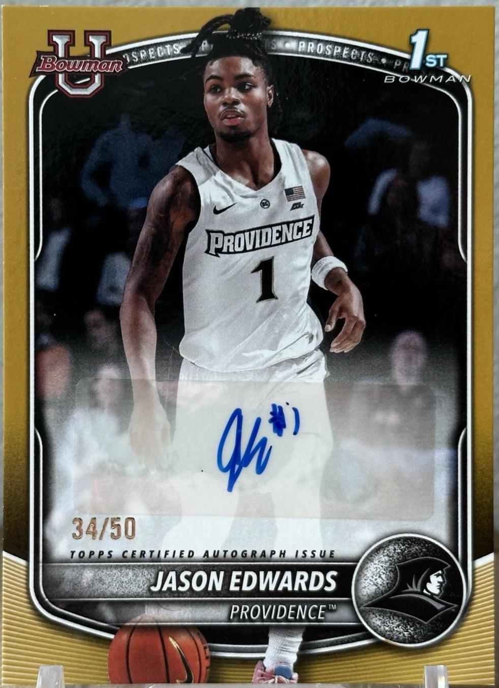 Jason Edwards [Gold Border] #PA-JE