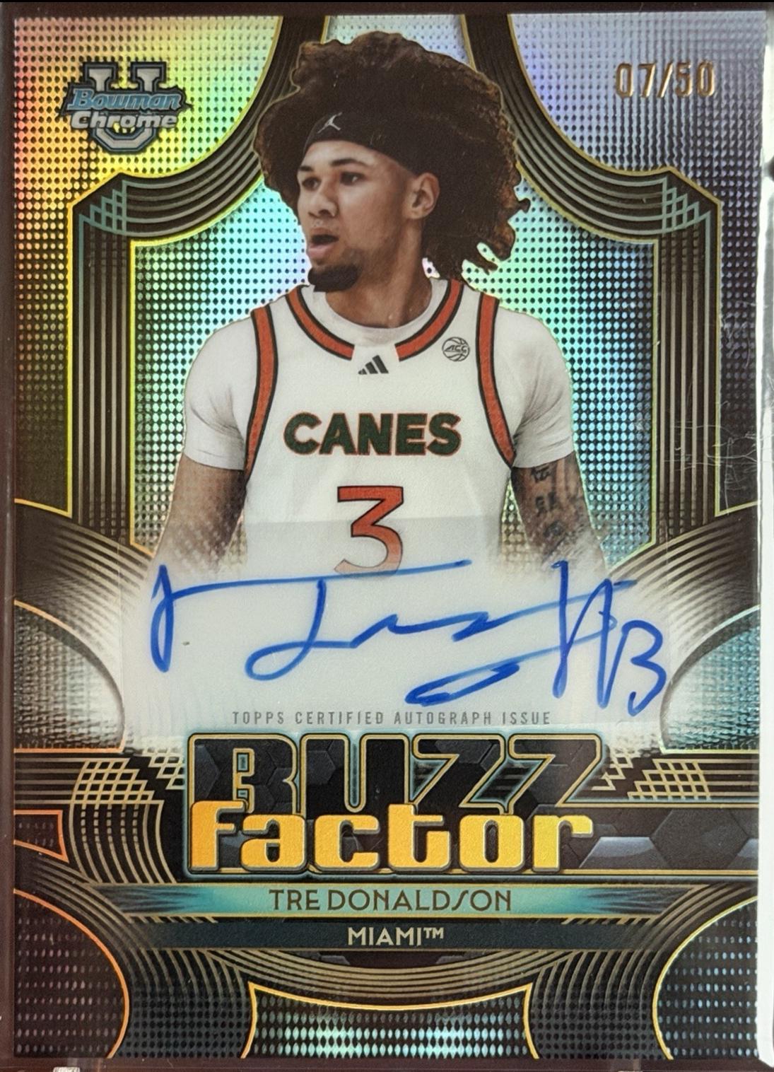 Tre Donaldson [Gold] #BZA-TD