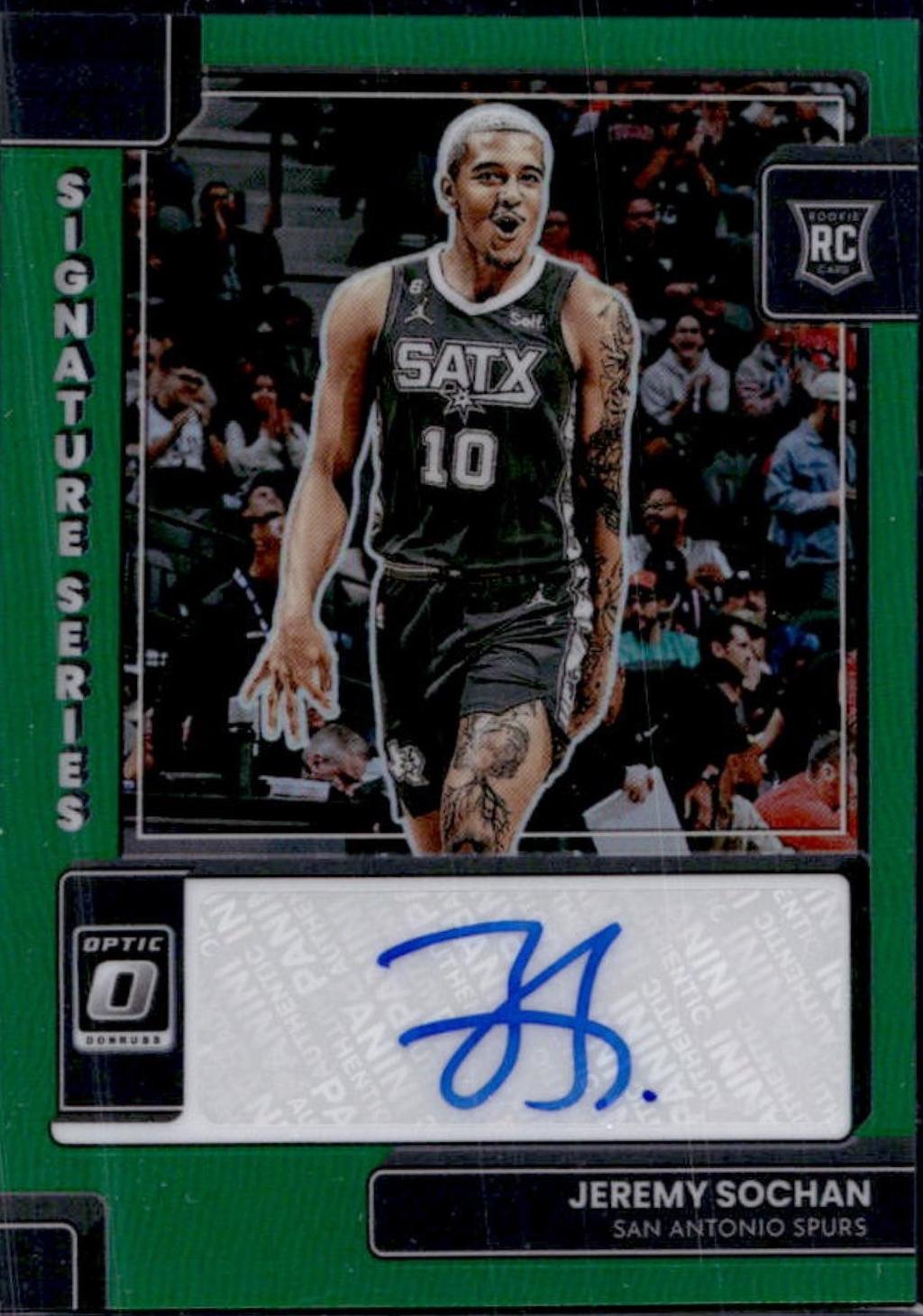 Jeremy Sochan [Green] #SS-JMS