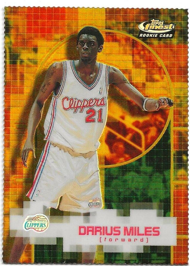 Darius Miles [Gold Refractor] #128