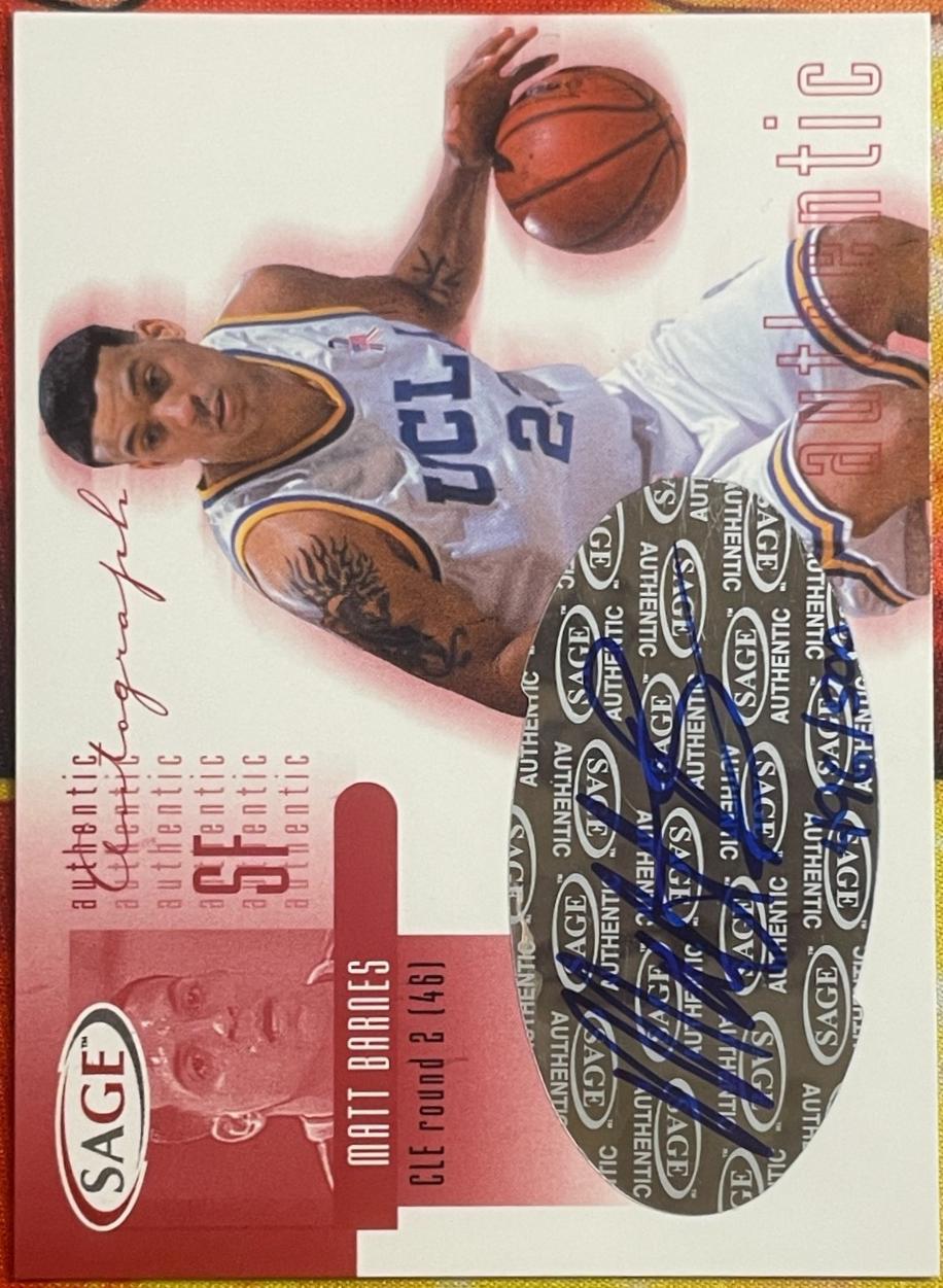 Matt Barnes [Red] #A3