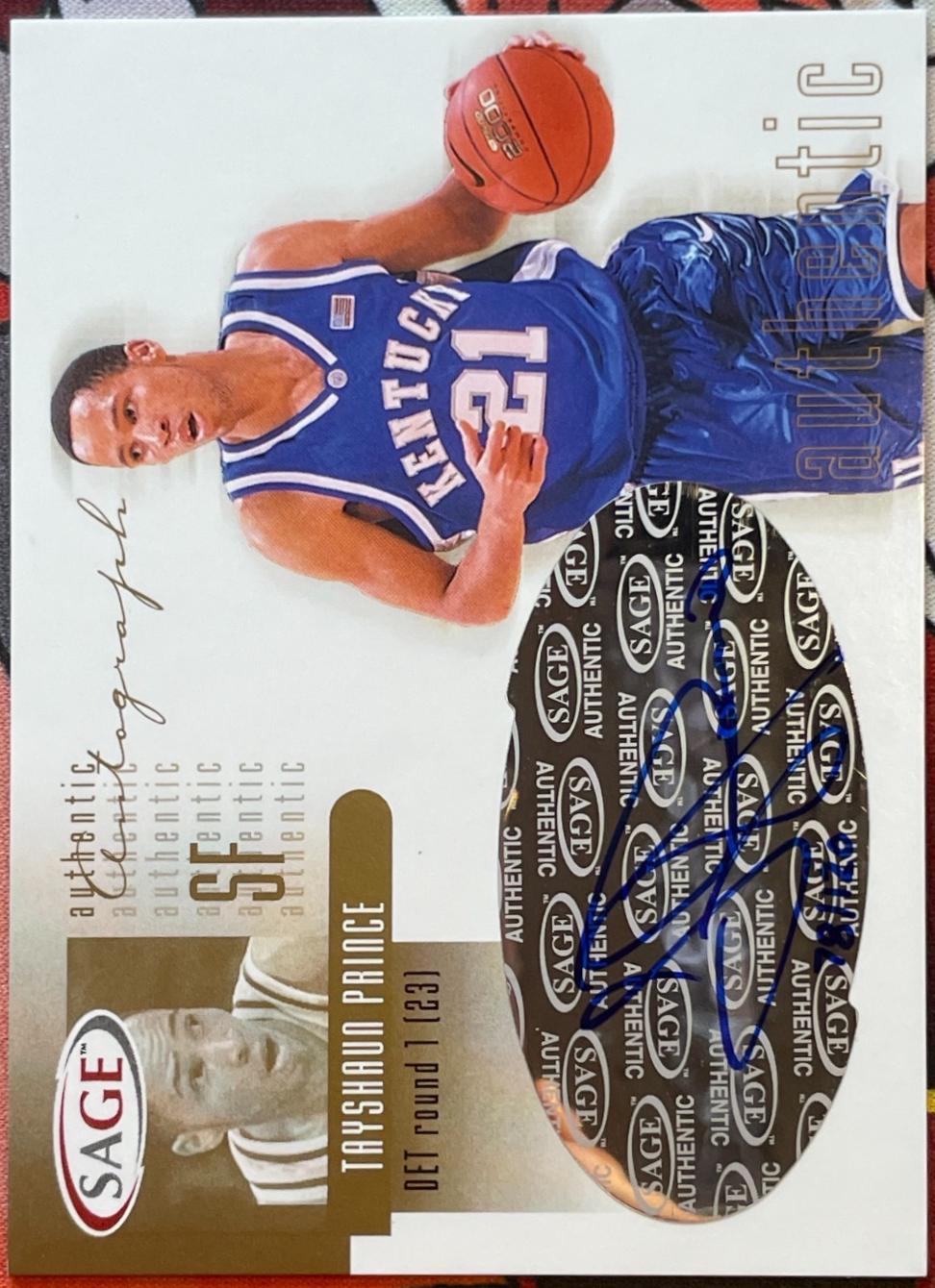 Tayshaun Prince [Gold] #A24
