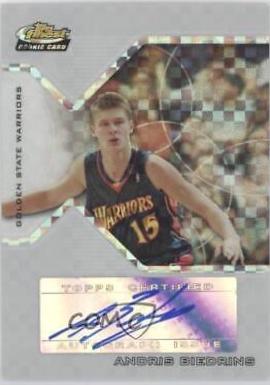 Andris Biedrins [Gold XFractor Autograph] #187