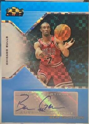 Ben Gordon [Blue XFractor Autograph] #174