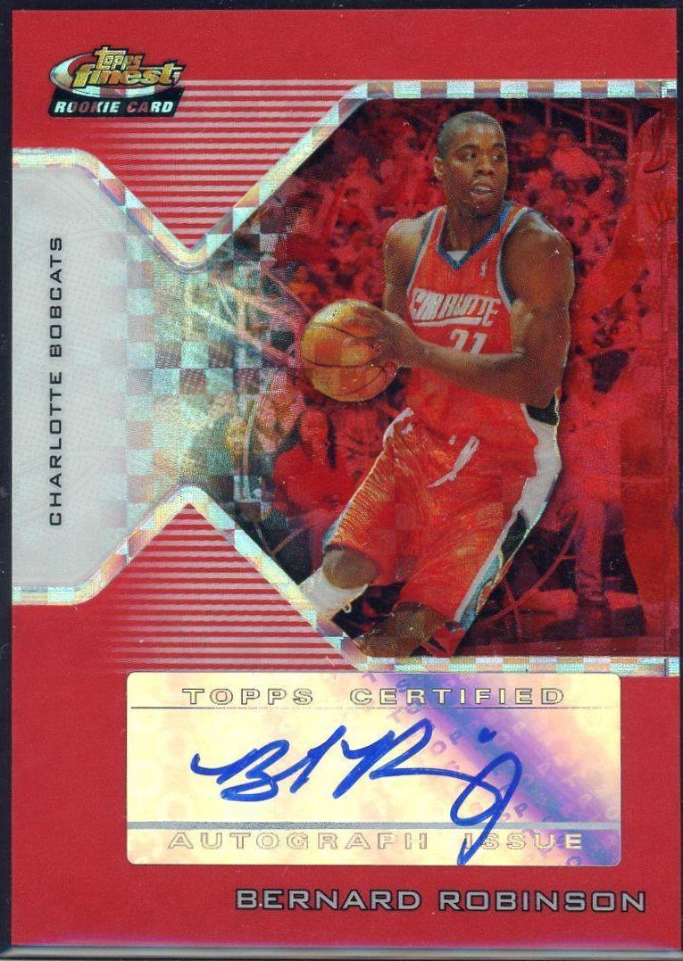 Bernard Robinson [Framed XFractor Autograph] #185