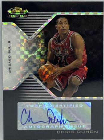 Chris Duhon [Black XFractor Autograph] #183