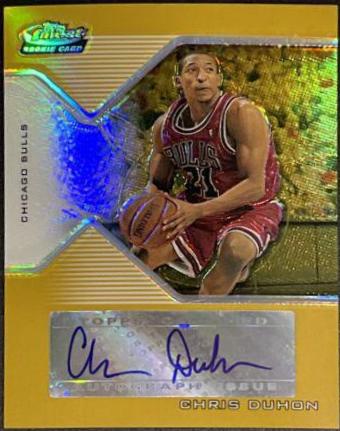 Chris Duhon [Gold Refractor Autograph] #183