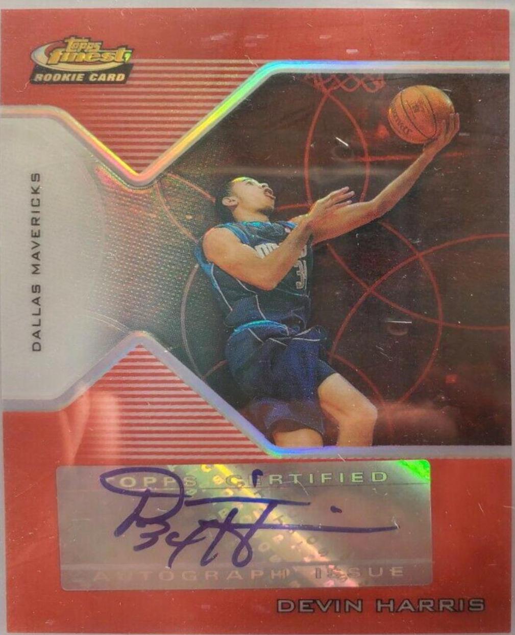 Devin Harris [Red Refractor Autograph] #175