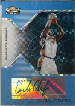 Emeka Okafor [Blue XFractor Autograph] #167