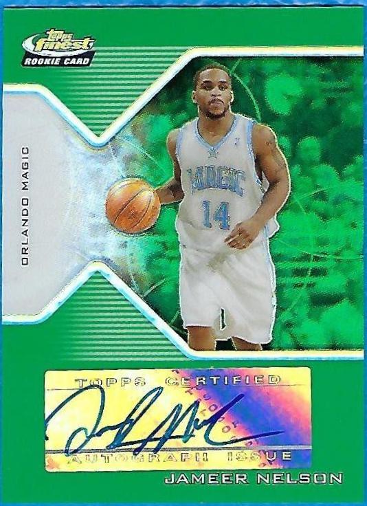 Jameer Nelson [Autograph Green Refractor] #165
