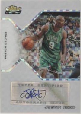 Justin Reed [Blue XFractor Autograph] #161